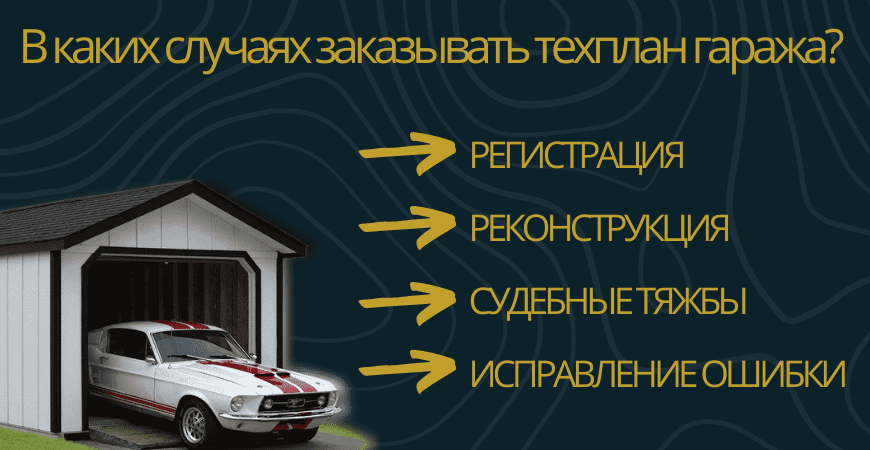 Заказать техплан гаража в Зеленогорске под ключ